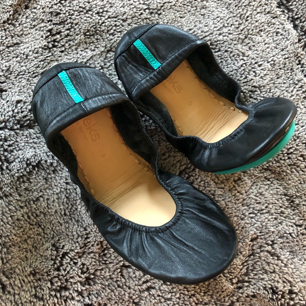 Tieks Black Ballet Flats